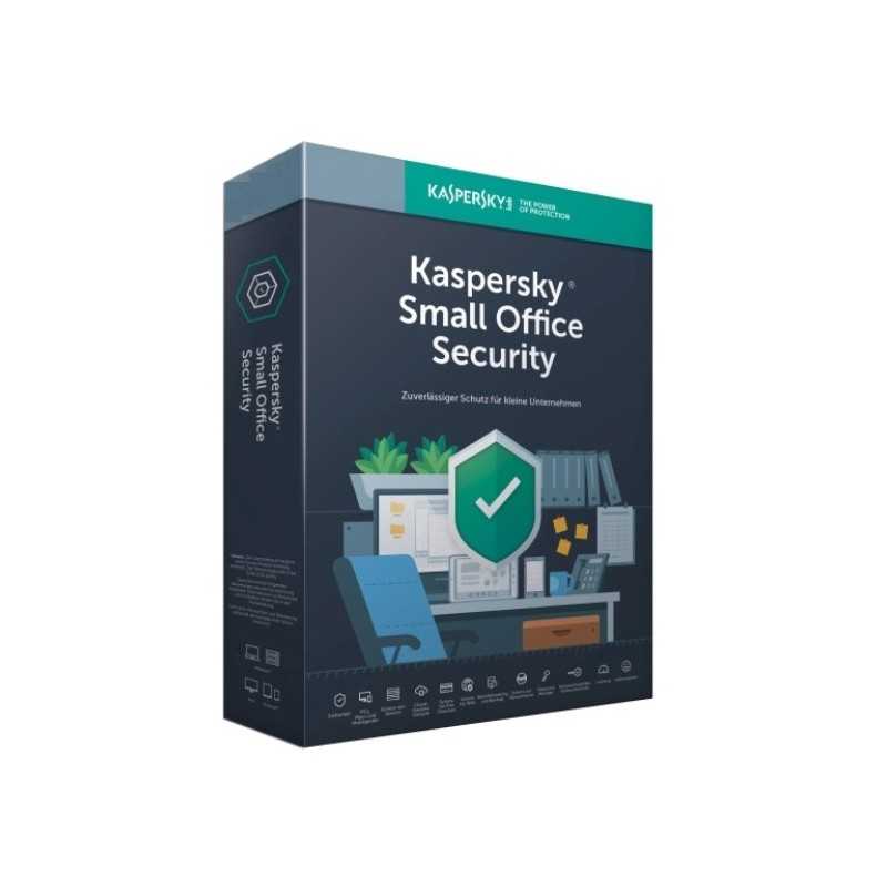 KASPERSKY SMALL OFFICE SECURITY  - PC / MAC / ANDROID/ IOS -15 UTENTI-2 SERVER-1 ANNO