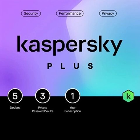 KASPERSKY PLUS   PC / MAC / ANDROID/ IOS -1 ANNO- 5 DISPOSITIVI