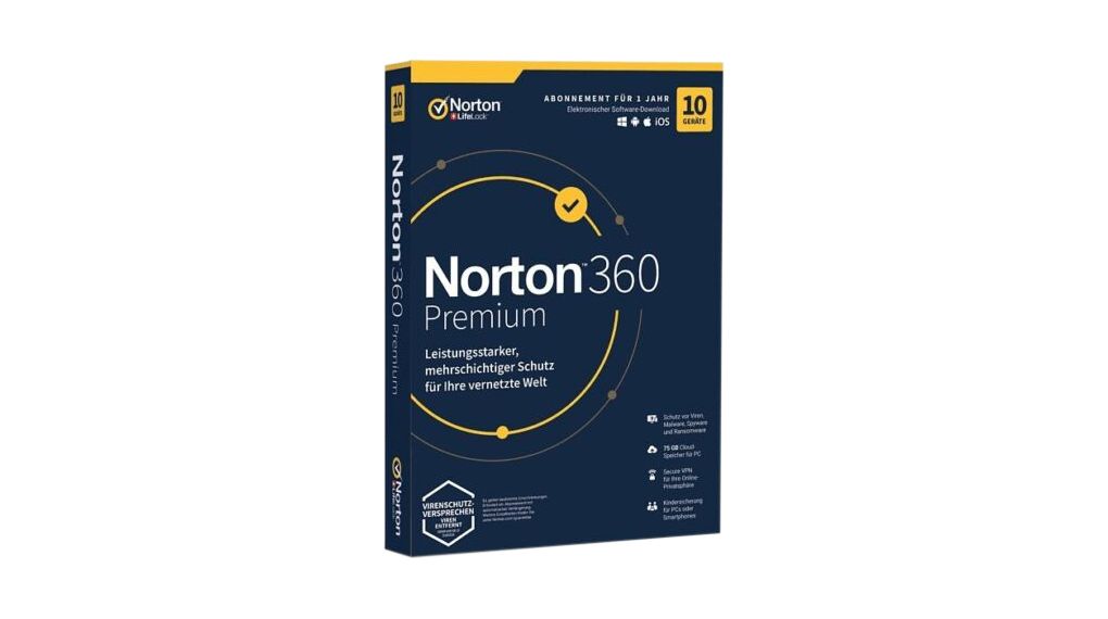Norton 360 Premium 2023 - PC / MAC / ANDROID / IOS-1 ANNO- 10 PC