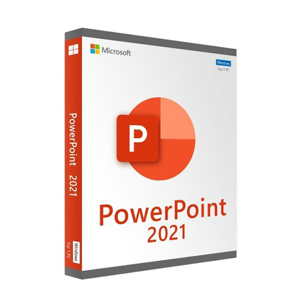 MICROSOFT POWERPOINT 2021 (WINDOWS)- LICENZA A VITA- LICENZA ORIGINALE