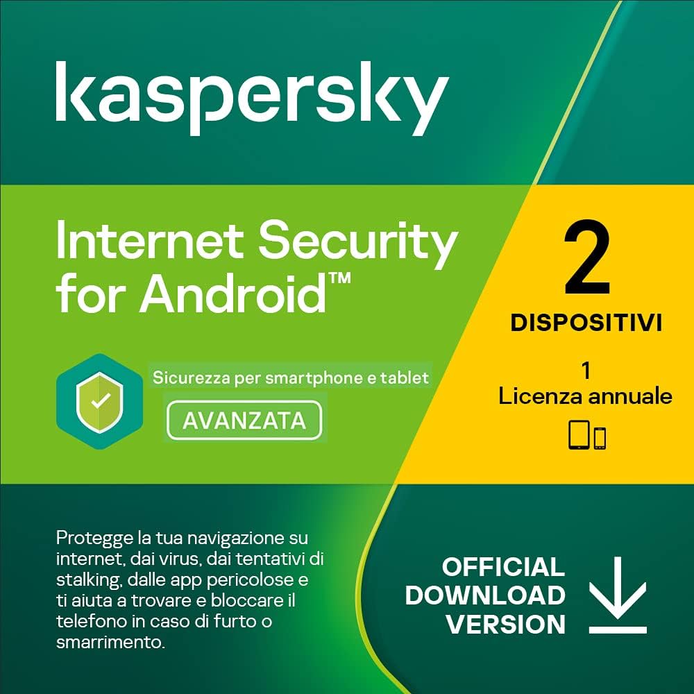 Kaspersky Internet Security for Android  - 2 Dispositivo - 1 Anno CN