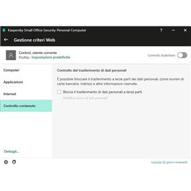 KASPERSKY SMALL OFFICE SECURITY 2021  - PC / MAC / ANDROID/ IOS -20 UTENTI-2 SERVER-1 ANNO GLOBAL VERSION