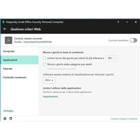 KASPERSKY SMALL OFFICE SECURITY 2022  - PC / MAC / ANDROID/ IOS -20 UTENTI-2 SERVER-1 ANNO GLOBAL VERSION
