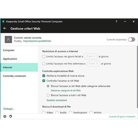 KASPERSKY SMALL OFFICE SECURITY 2024  - PC / MAC / ANDROID/ IOS -20 UTENTI-2 SERVER-1 ANNO GLOBAL VERSION