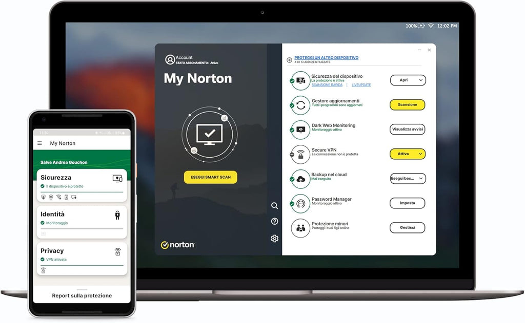 Norton antivirus plus 2019-2025 - PC / MAC 1 ANNO-1 DISPOSITIVO