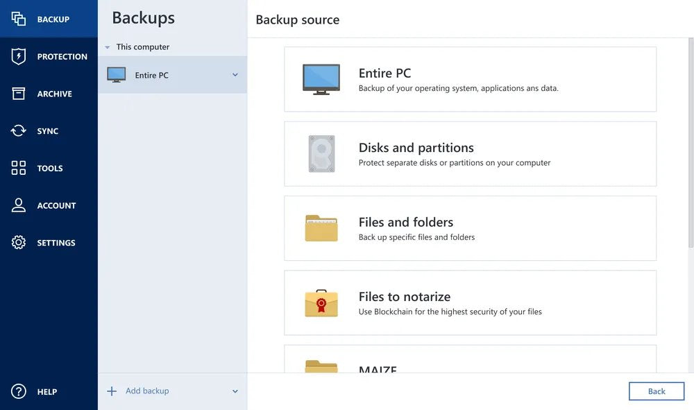ACRONIS TRUE IMAGE 2025 1 DISPOSITIVO -  PC/MAC - 1 ANNO - LICENZA ORIGINALE