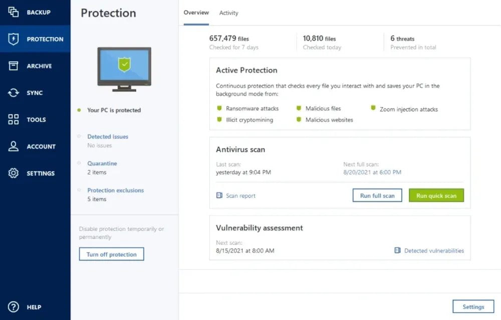 ACRONIS TRUE IMAGE 2025 1 DISPOSITIVO -  PC/MAC - 1 ANNO - LICENZA ORIGINALE
