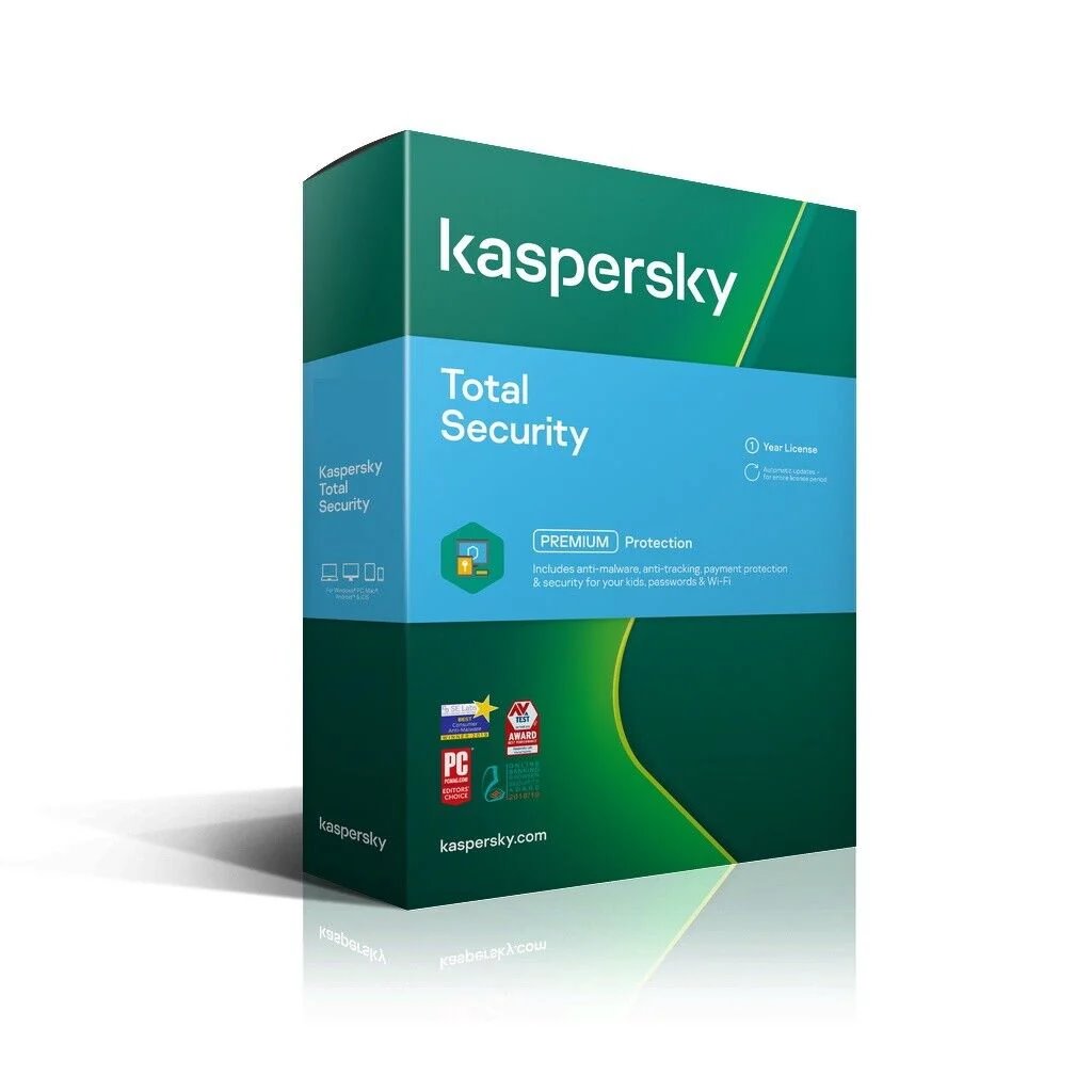 KASPERSKY TOTAL SECURITY 2020  PC / MAC / ANDROID/ IOS -1 ANNO- 1 DISPOSITIVO