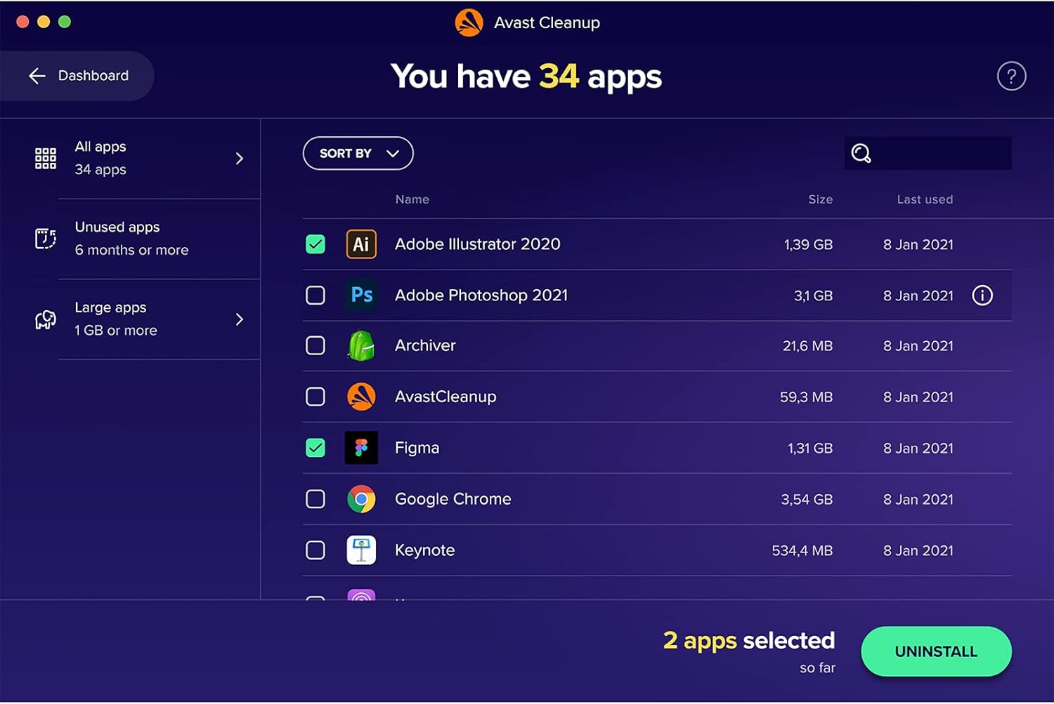 AVAST CLEANUP PREMIUM 1 ANNO - 10  PC - MAC - ANDROID - IOS