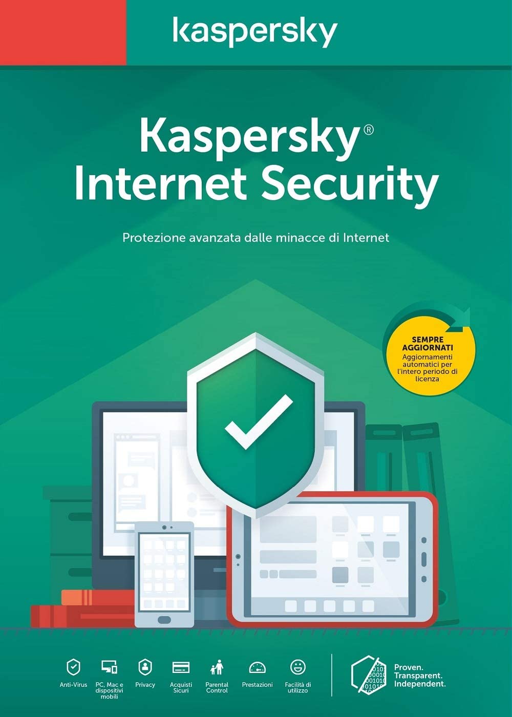 KASPERSKY INTERNET SECURITY 2020-  PC / MAC / ANDROID/ IOS -1 ANNO - 1 DISPOSITIVO