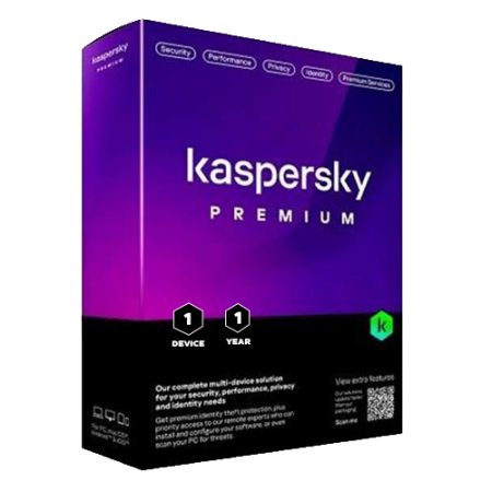 KASPERSKY PREMIUM 2024 PC / MAC / ANDROID/ IOS -1 ANNO- 1 DISPOSITIVO